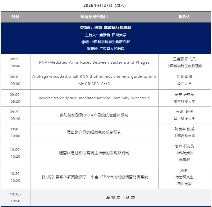 1782195816231.png 【日程来了】2026第九届噬菌体治疗大会及种子营日程安排 · 配图